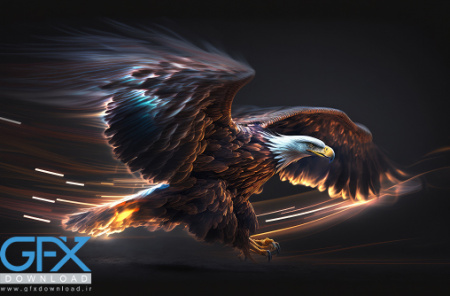 عکس عقاب آتشی
