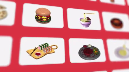 پروژه افتر افکت 12 المان غذا 3D Food Elements