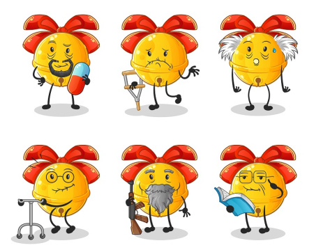 دانلود وکتور شکلک های خنده دار