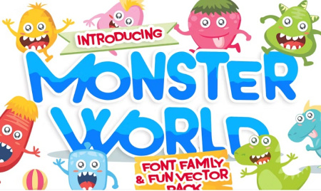 وکتور هیولاهای کارتونی