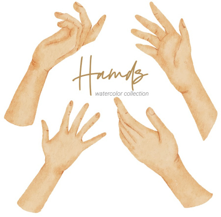 دانلود وکتور دست واقعی