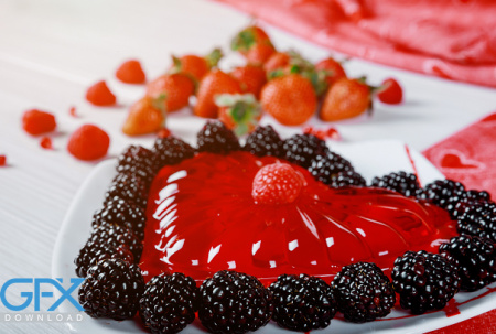 عکس ژله قلبی