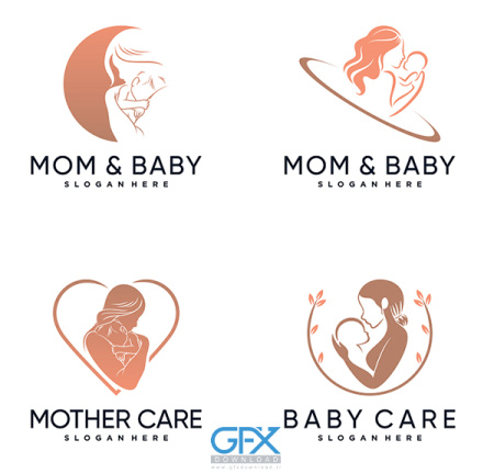 لوگو مادر و نوزاد