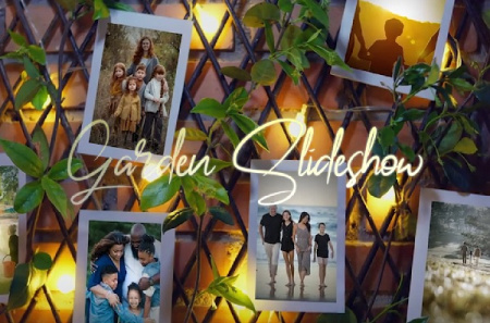 پروژه افتر افکت اسلایدشو در فضای باغ Garden Nights Slideshow