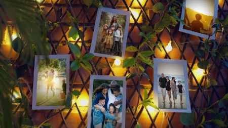 پروژه افتر افکت اسلایدشو عکس در شب Garden Nights Slideshow