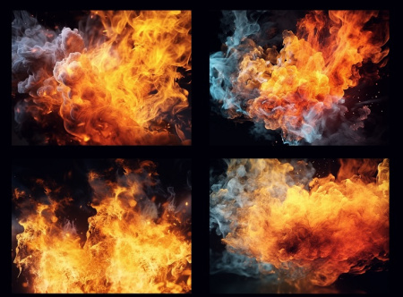 تکسچر آتش برای ادیت