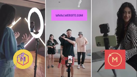 پروژه افتر افکت 10 زیرنویس شبکه اجتماعی Social Media Lower Thirds