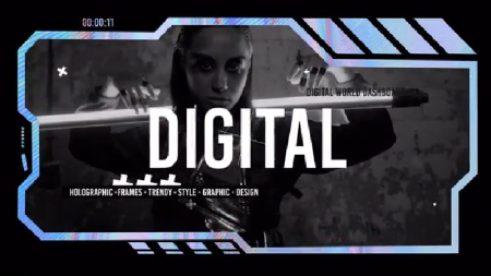 پروژه پریمیر اینترو هولوگرافیک تکنولوژی