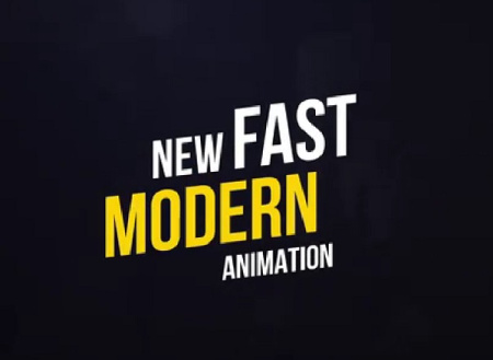 پروژه پریمیر نمایش متن های انیمیشنی Fast Text Animation