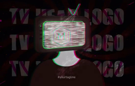 پروژه افتر افکت نمایش لوگو تلویزیون TV Head Logo