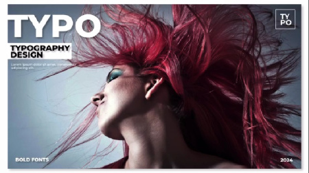 پروژه پریمیر اسلاید های تایپوگرافی Typography Slides