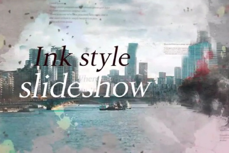 پروژه اسلایدشو افتر افکت آبرنگی Watercolor Parallax Slideshow