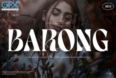 دانلود رایگان فونت انگلیسی Barong