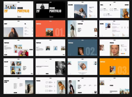 دانلود تم پاورپوینت معرفی برند Brand