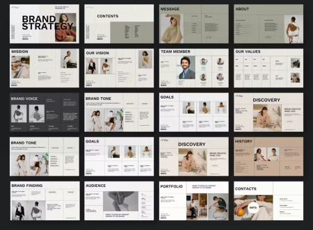 دانلود قالب پاورپوینت معرفی برند Brand