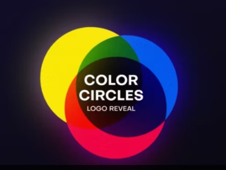پروژه پریمیر لوگو با حلقه های رنگی Color Circles Logo