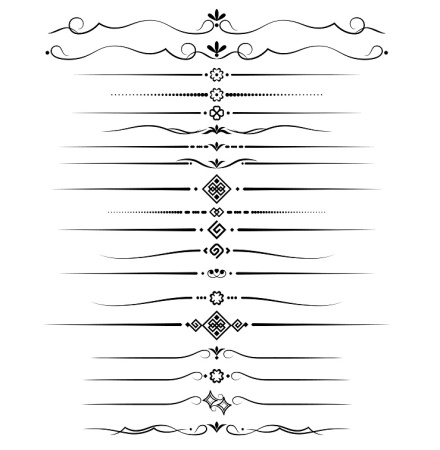 دانلود وکتور خط جدا کننده