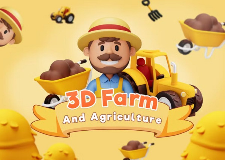 دانلود آیکون های سه بعدی 3D کشاورز