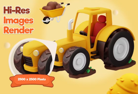 آیکون سه بعدی کشاورزی