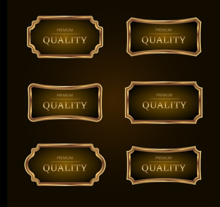 وکتور کادر طلایی برای نوشتن متن