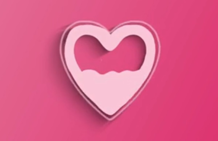 پروژه پریمیر لوگو موشن گرافیک قلب Love Heart Logo