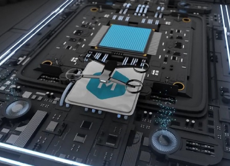 پروژه افتر افکت لوگو روی مادربرد Motherboard Sci-Fi Logo