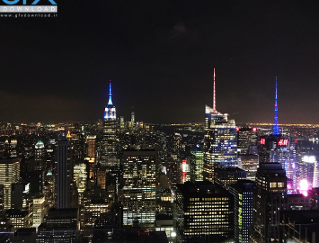 عکس شهر نیویورک در شب
