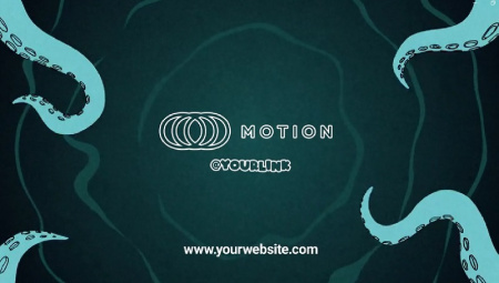 پروژه افتر افکت لوگوی اختاپوس Octopus Logo