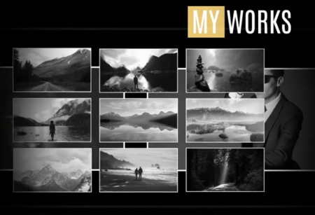 پروژه افتر افکت تیزر معرفی نمونه کار عکاسی Photographer promo