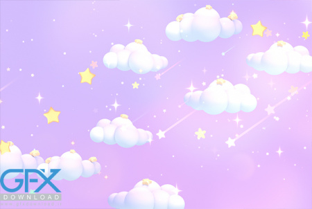 دانلود بک گراند عروسکی بنفش