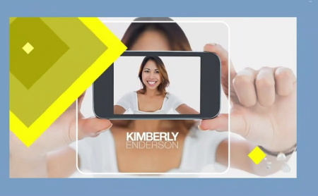 دانلود پروژه افتر افکت اسلایدشو عکس سلفی با موبایل