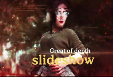 دانلود پروژه اسلایدشو افتر افکت پارالاکس با دود و آتش