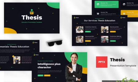 3 تم پاورپوینت چندمنظوره پایان نامه Thesis