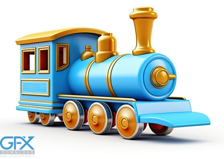 عکس قطار اسباب بازی