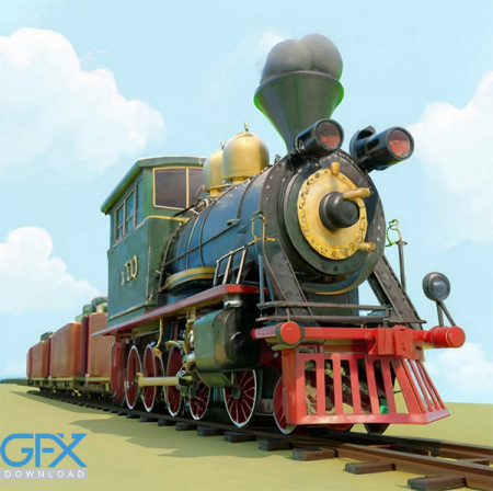 عکس قطار کارتونی