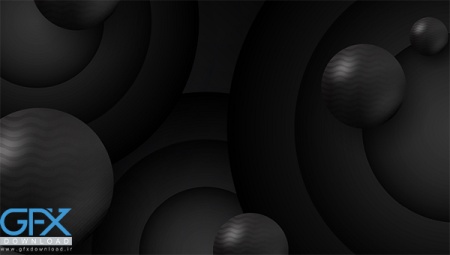 وکتور بک گراند سه بعدی مشکی