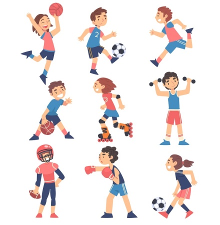 دانلود وکتور پسر بچه ورزشکار