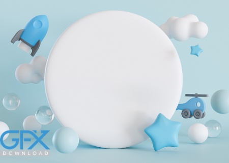 بک گراند تولد پسر بچه