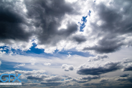 عکس آسمان ابری زیبا