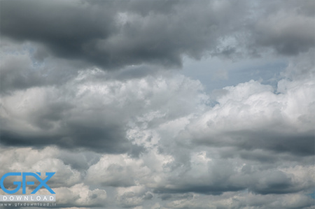 عکس آسمان ابری بارانی