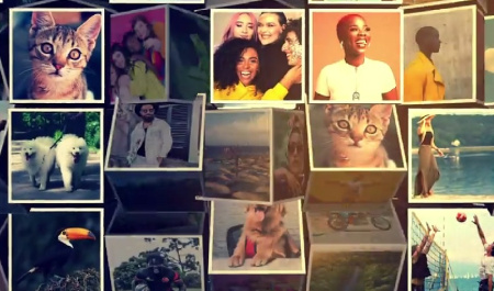 پروژه افتر افکت نمایش لوگو مکعب های سه بعدی Multiscreen Cubes Logo