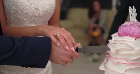 فوتیج آماده برش کیک عروسی