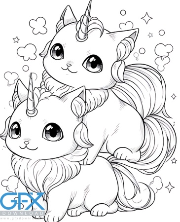 عکس حیوانات کارتونی برای رنگ آمیزی کودکان