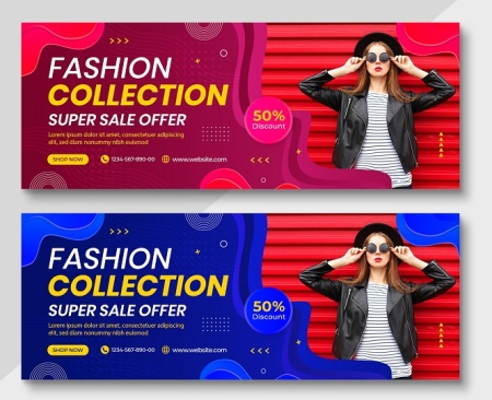 دانلود فایل لایه باز بنر فشن