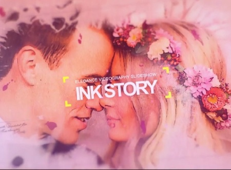 پروژه افتر افکت اسلایدشو جوهر و آبرنگ Ink Watercolor Slideshow