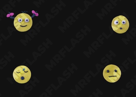 پروژه افتر افکت مجموعه ایموجی Plasticine Emoji Pack