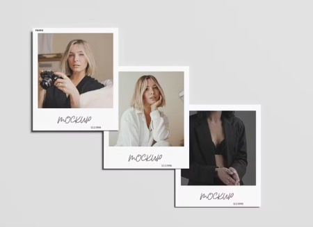 دانلود موکاپ لایه باز نمایش عکس با گیره چوبی فانتزی