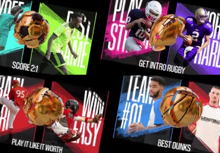 پروژه آماده پریمیر تیتراژ ورزشی Versus Sport Opener