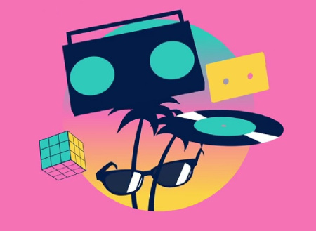 دانلود پروژه افتر افکت نمایش لوگو تابستانی به سبک دهه 80