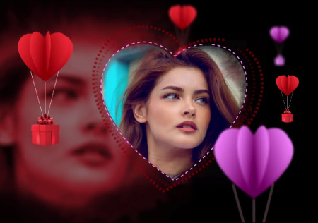 پروژه افتر افکت تبریک ولنتاین Valentine's Day Wishing Card